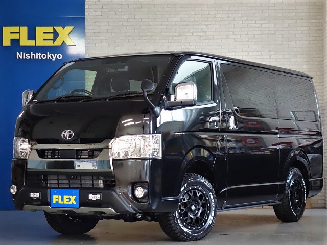 新車ハイエースＶダークプライムⅡ２８００ディーゼル４ＷＤナビベットＫＩＴパッケージ完成致しました！！