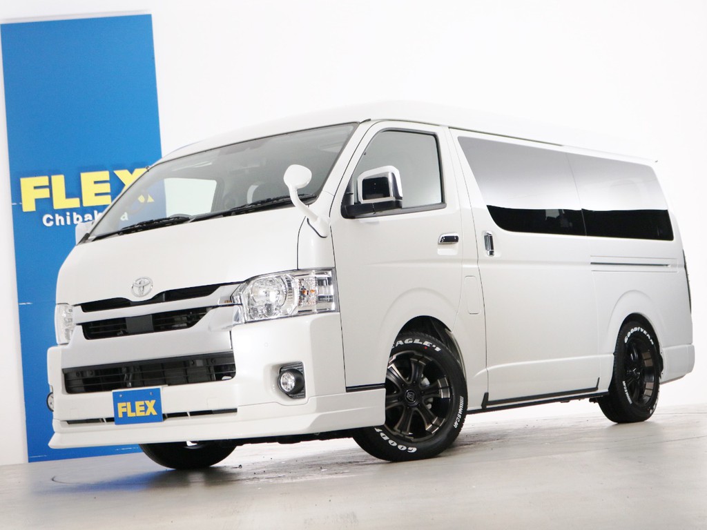 新車未登録　ハイエースワゴンＧＬ　１０人乗り３ナンバー登録　ガソリン４ＷＤ　寒冷地仕様　ＦＬＥＸオリジナル内装アレンジ【Ｖｅｒ２】！