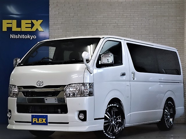 新車ハイエースＶダークプライムⅡ２０００ガソリン２ＷＤナビパッケージ完成致しました！！即納車もご対応も可能になります！！