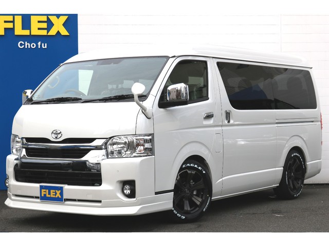 ハイエース調布店０４２４－４０－１１９１までお問い合わせください！新車ハイエースワゴンＧＬ１０人乗り！ＦＬＥＸシートアレンジフラッドベット仕様！