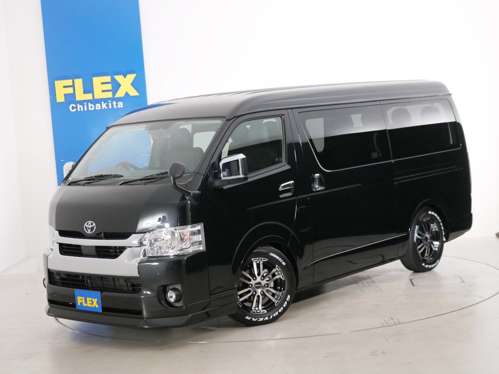 新車未登録　ハイエースワゴンＧＬ　一部改良後【新型】　ガソリン２ＷＤ　１０人乗り３ナンバー登録　ＦＬＥＸオリジナル内装アレンジ【Ｖｅｒ１】！