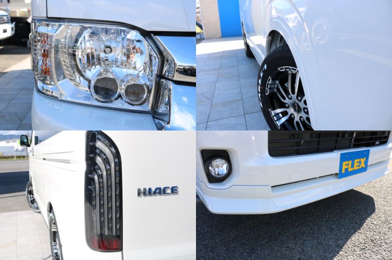 ＯＰ装備のＬＥＤヘッドライトにオリジナルオーバーフェンダー、フロントリップスポイラー、＆ＬＥＤテールランプを装備！
