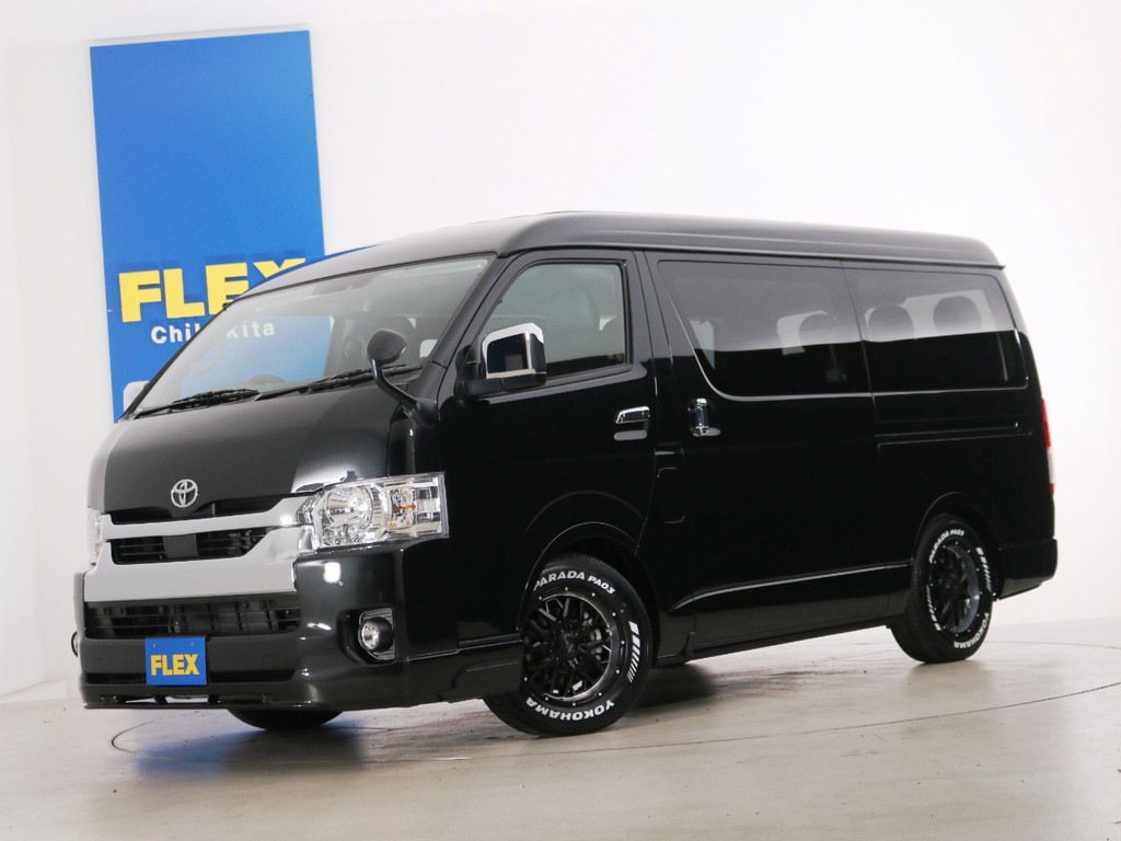 新車未登録　ハイエースワゴンＧＬ　一部改良後【新型】　ガソリン４ＷＤ　１０人乗り３ナンバー登録　寒冷地仕様　ＦＬＥＸオリジナル内装アレンジ【Ｖｅｒ１】！