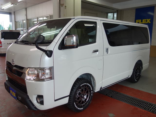新車ダークプライムⅡ２８００ディーゼル４ＷＤ、ナビベットＫＩＴパッケージ完成致しました！！店頭在庫車、即納車可能になります！！