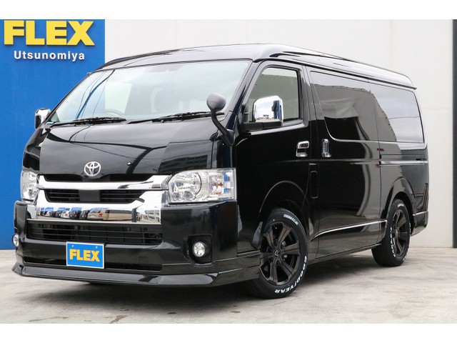 【新車/内装架装Ｖｅｒ2】ハイエースワゴンＧＬ２ＷＤ内装架装車両フルフラット可能