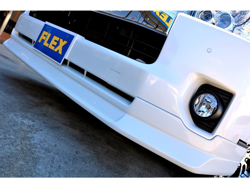 ＦＬＥＸオリジナル Ｄｅｌｆｉｎｏ Ｌｉｎｅフロントスポイラーを装着！！