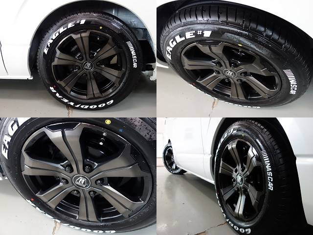 新車ハイエースＶダークプライムⅡ床張りベットナビパッケージ完成致しました！！店頭在庫車、即納車もご対応可能になります！！