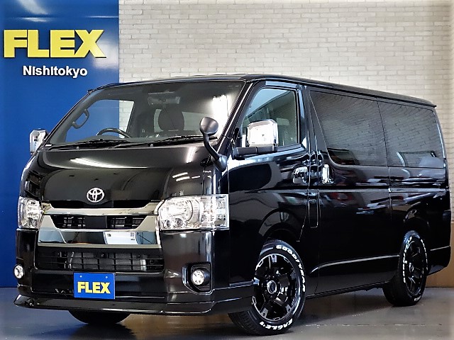 新車ハイエースＶダークプライムⅡ床張りナビパッケージ完成致しました！！店頭在庫車、即納車もご対応可能になります！！