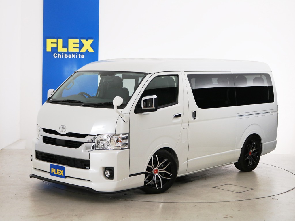 新車未登録　ハイエースワゴンＧＬ　一部改良後　１０人乗り３ナンバー登録　ガソリン２ＷＤ　ＦＬＥＸオリジナル内装アレンジ【Ｖｅｒ１．５】！