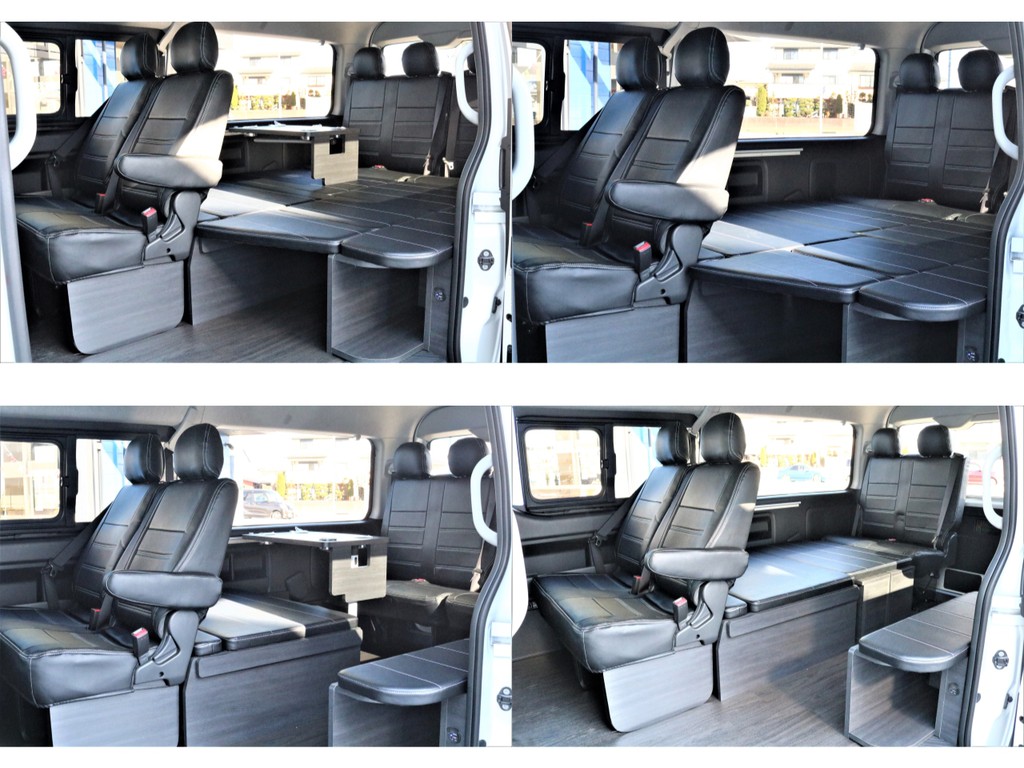 使用目的にあわせて、様々なシートアレンジが可能です。