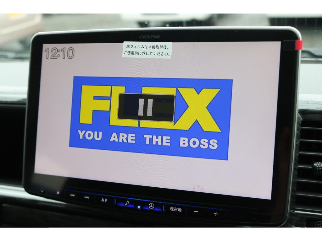 アルパインBIG-X(11インチ)ナビ搭載☆Bluetooth対応、音声操作も可能です！
