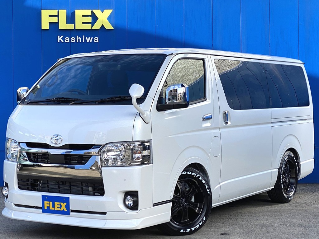 新車ハイエース スーパーＧＬ ダークプライムⅡ ２８００ディーゼルターボ 両側パワースライドドア カスタムパッケージが入庫しました！！