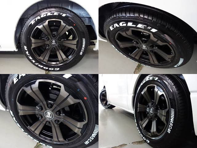 人気のGoodYear Eagle1ナスカーホワイトレタータイヤを新品で装着！！