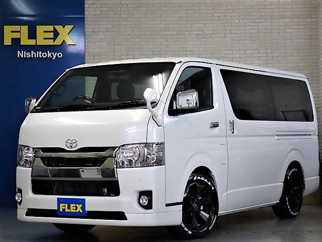 新車ハイエースＶダークプライムⅡ２８００ディーゼルターボナビパッケージ完成致しました！！店頭在庫車、即納車可能になります！！