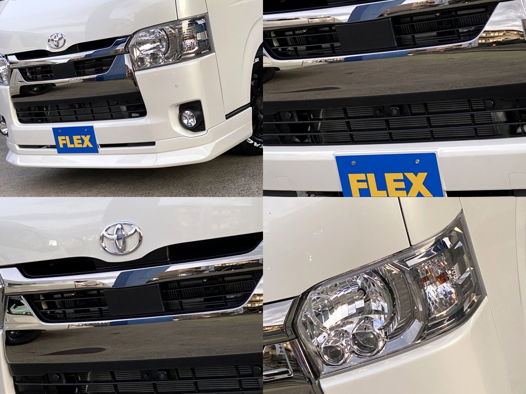 ＦＬＥＸオリジナル ＤｅｌｆｉｎｏＬｉｎｅフロントスポイラーをセット！！安全装備が充実！！