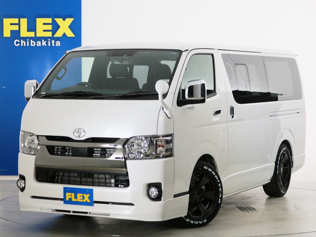 新車未登録　ハイエースバン　Ｓ－ＧＬ　一部改良後　ＤＰⅡ　ガソリン２ＷＤ　ベッドカスタムＰＫＧ！