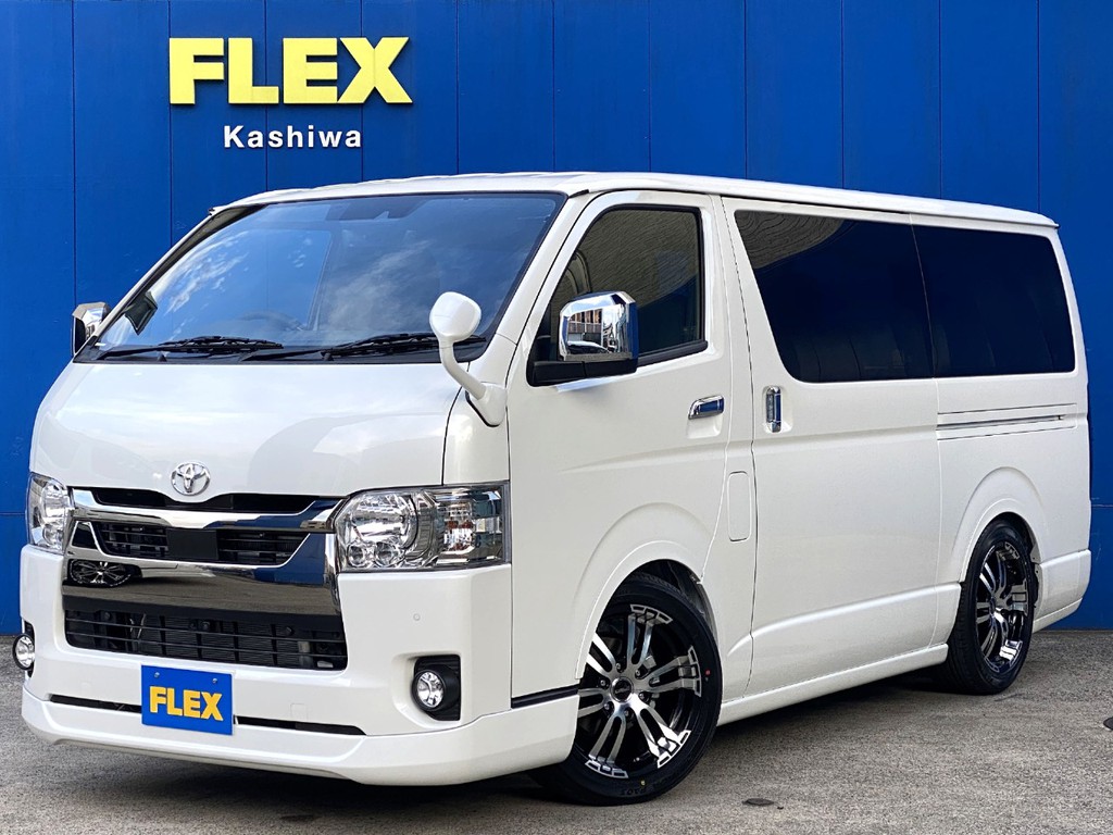 トヨタ ハイエースバン 2 0 スーパーgl ダークプライム ロングボディ 車探しなら中古車 新車の専門店flex フレックス へ