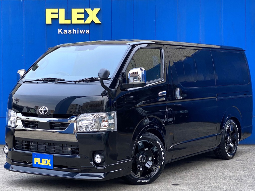 新車ハイエース スーパーＧＬ ダークプライムⅡ ブラックカスタムパッケージが入庫しました！！