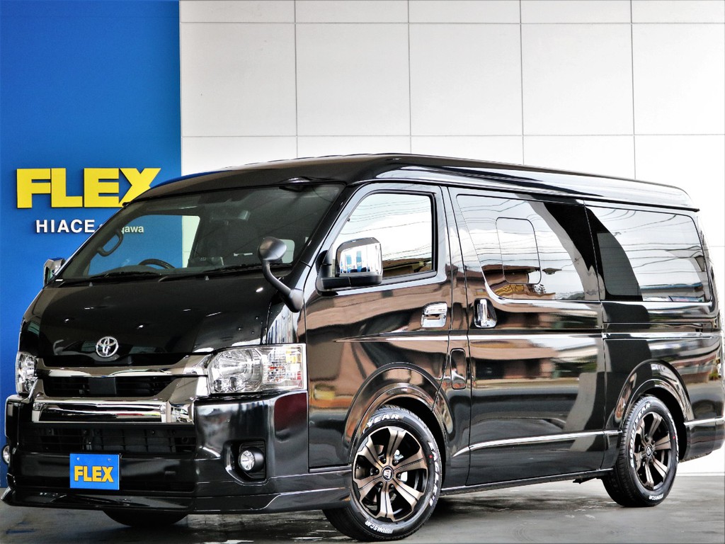新車】ハイエースS-GLダークプライムⅡ　ワイド　ディーゼルターボ　新車でも数が少ないワイドバンディーゼル♪早いもの勝ちの１台！