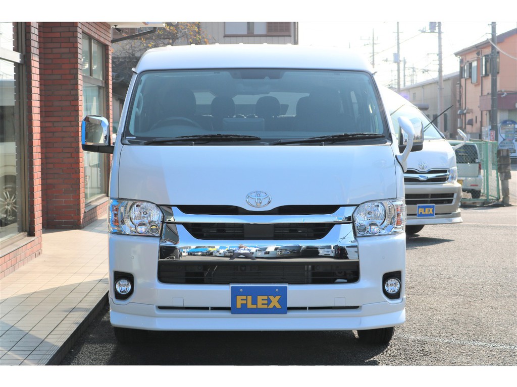 ＦＬＥＸオリジナルフロントスポイラー！外装もカッコよく仕上げました☆