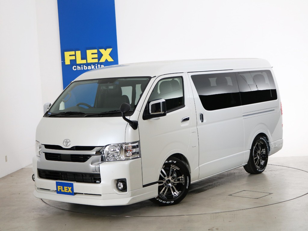 新車未登録　ハイエースワゴンＧＬ　１０人乗り３ナンバー登録　ガソリン２ＷＤ　スタンダードＰＫＧ！