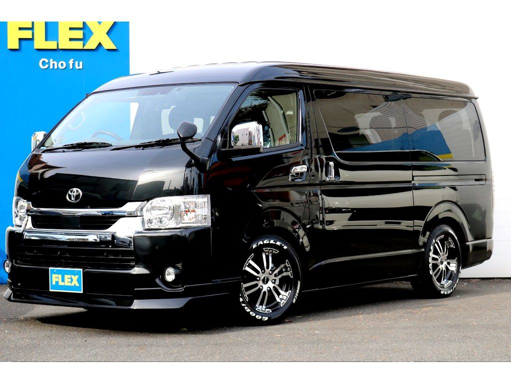 ハイエース調布店０４２－４４０－１１９１までお問い合わせください！新車ハイエースワゴンＧＬ２７００ｃｃガソリン車１０人乗り！ＦＬＥＸナビパッケージ