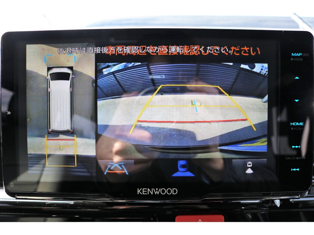 パノラミックビューモニター連動加工済みです☆お好みでバックカメラのみに切り替え可能です。