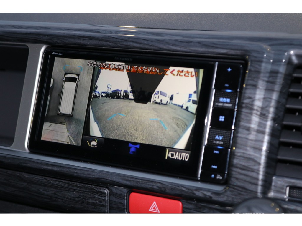 ６型からパノラミックビューモニターの追加が可能に！360°からの安全確認が出来ます！