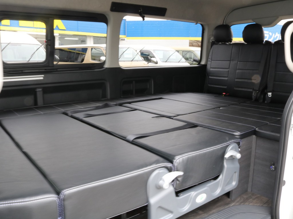 FLEXオリジナル内装架装ver2！フルフラット可能なシートアレンジ♪