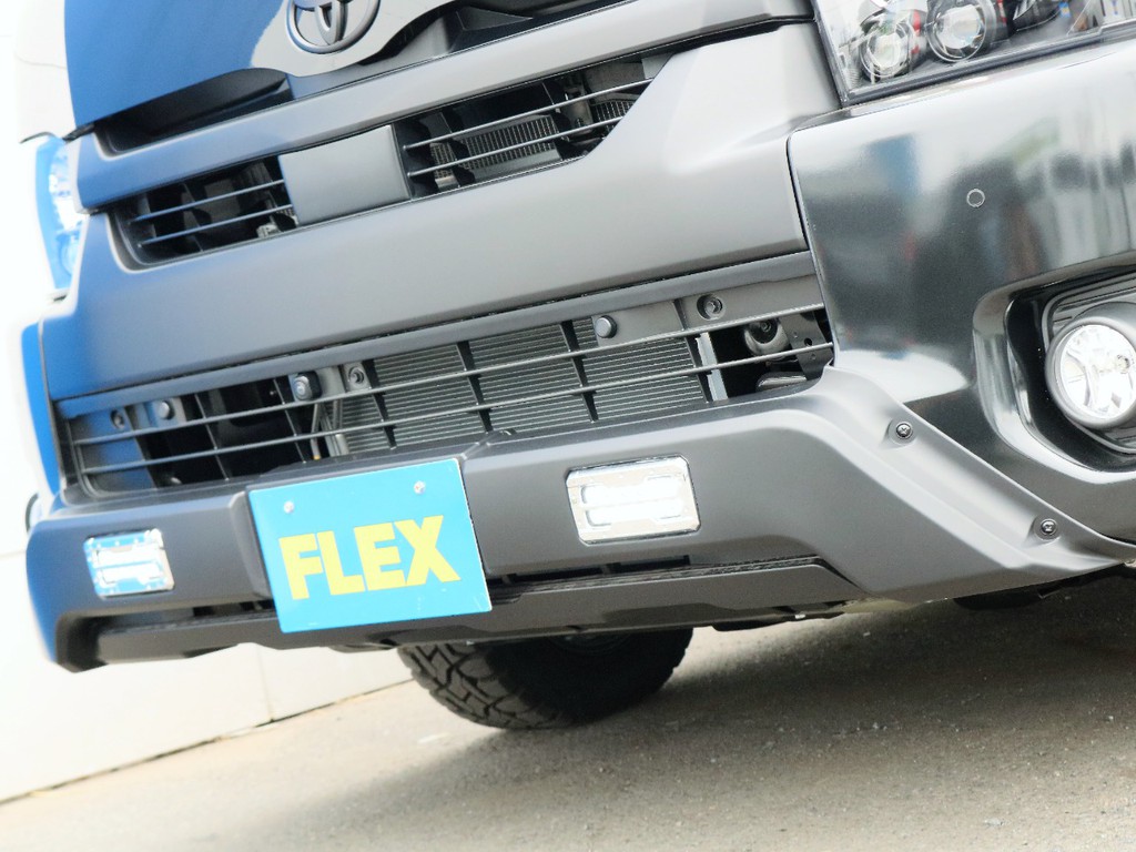 オフロード仕様のデイライト付きフロントバンパーをインストール！