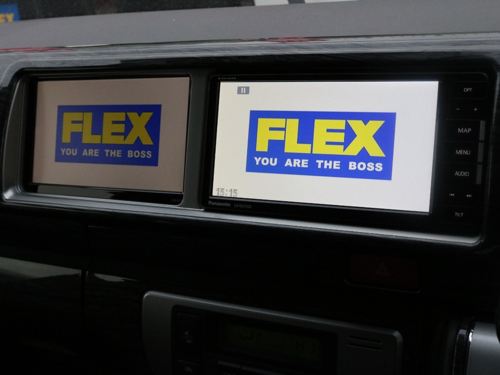 パナソニックフルセグナビ＆パイオニアサブモニター搭載☆