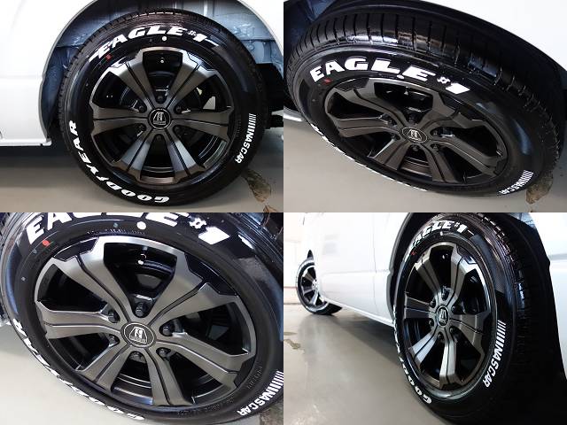 新車ハイエースＶダークプライムⅡ２８００ディーゼルターボ８インチナビパッケージ完成致しました！！店頭在庫車、即納車可能になります！！