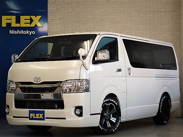 新車ハイエースＶダークプライムⅡ２８００ディーゼルターボ８インチナビパッケージ完成致しました！！店頭在庫車、即納車可能になります！！
