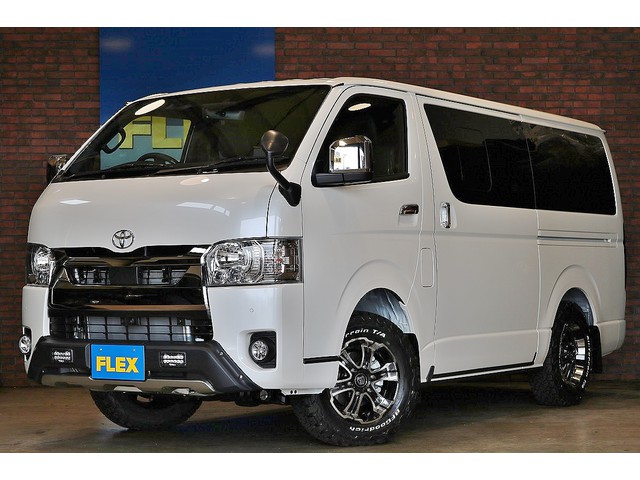 【新車未登録　ハイエースバン　MC後モデル　ダークプライムⅡ　ディーゼル４ＷＤ】お気軽にフレックスランクルハイエース石川店076-274-6002までお問い合わせ下さい！