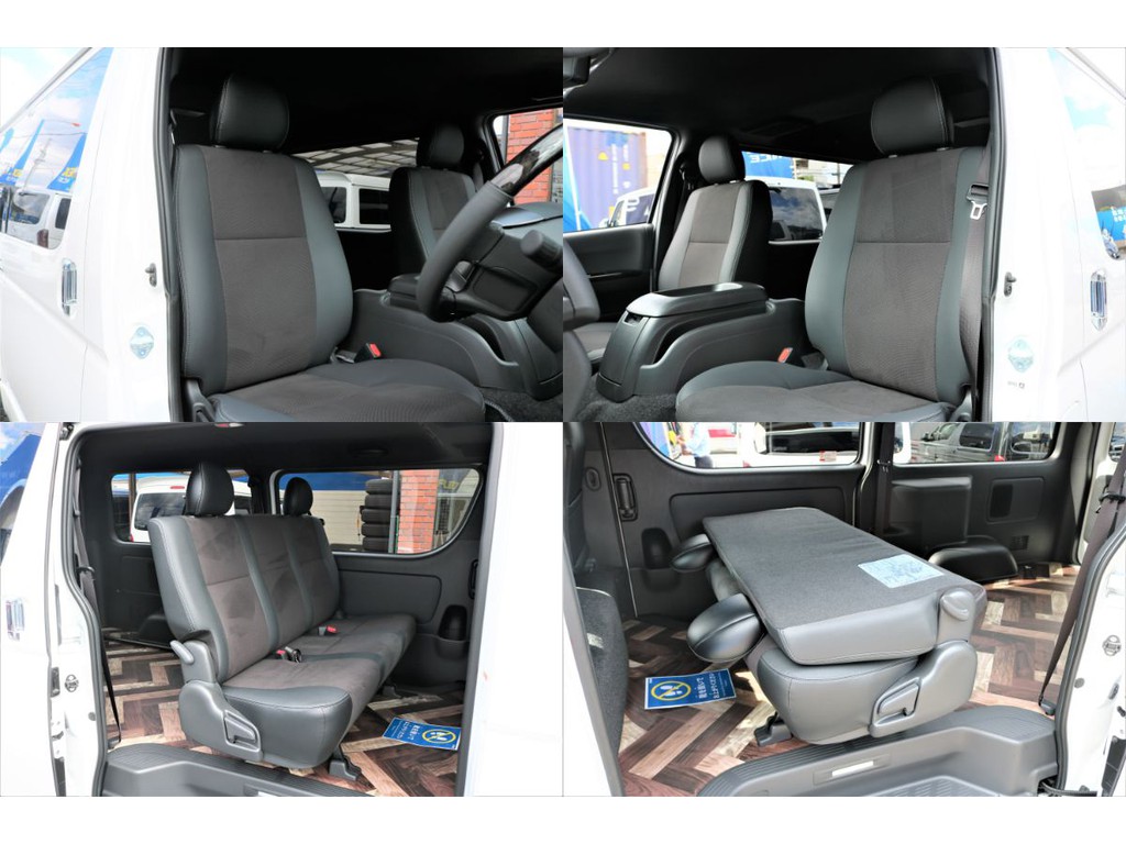 特別仕様車専用のハーフレザーシートとなっております☆