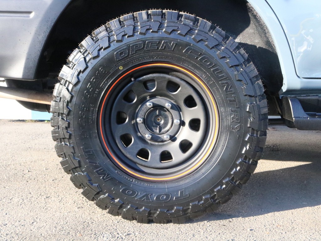 TOYO open country にDAYTONAの鉄チンホイールで四駆らしさを演出してます！