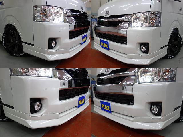 FLEXオリジナルDelfinoLine　フロントリップスポイラーを新品で装着♪