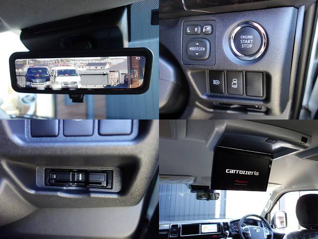 デジタルインナーミラー搭載車両なので、悪天候や乗車人数が多くても後方確認が可能です！