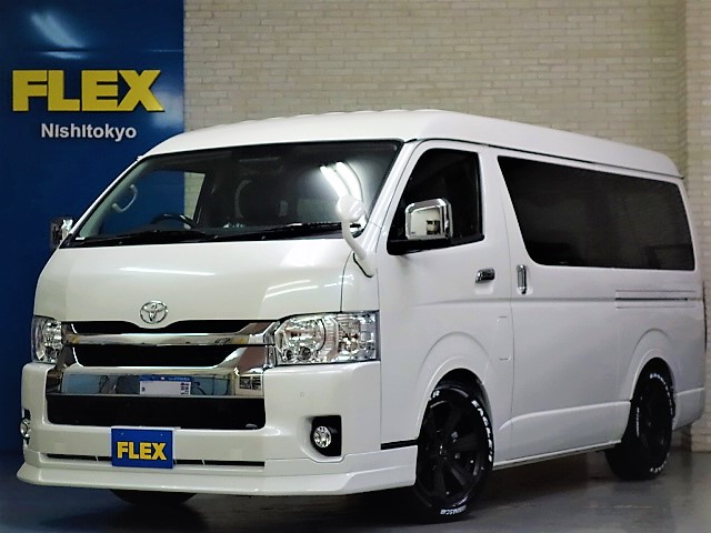 新型ハイエースワゴンＧＬ　２ＷＤベースのオリジナル内装架装Ｖｅｒ５ツインナビパッケージが完成致しました♪当店人気車両の為、気になる方はお早めに！！