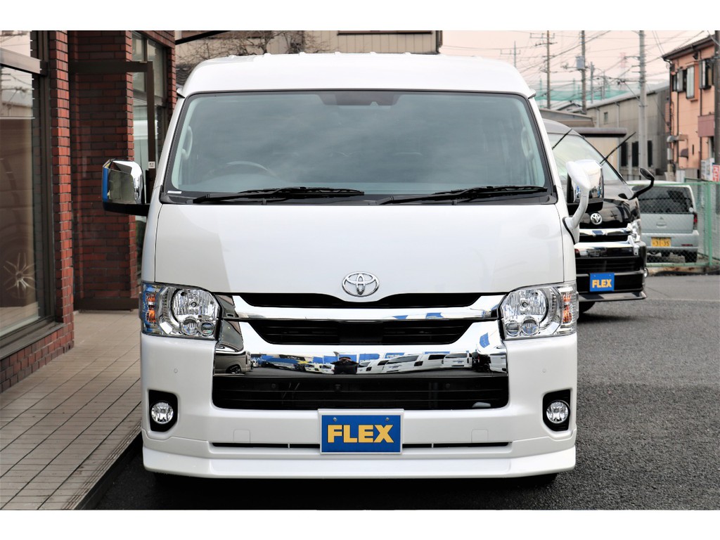 ＦＬＥＸオリジナルフロントスポイラー！外装もカッコ良く仕上げております☆