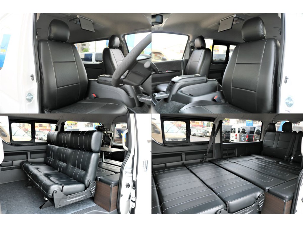 シートカバーはもちろん完備！用途に合わせたシート展開が可能なアレンジシート☆