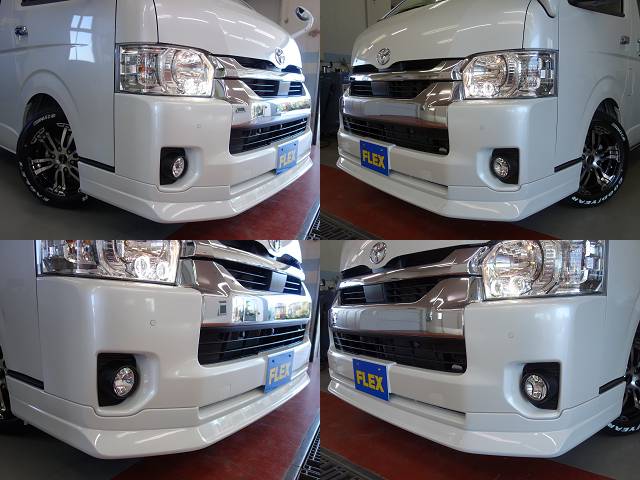 FLEXオリジナルDelfinoLine　フロントリップスポイラーを新品で装着♪