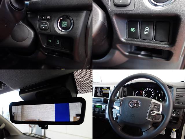 デジタルインナーミラー搭載車両なので、悪天候や乗車人数が多くても後方確認が可能です！