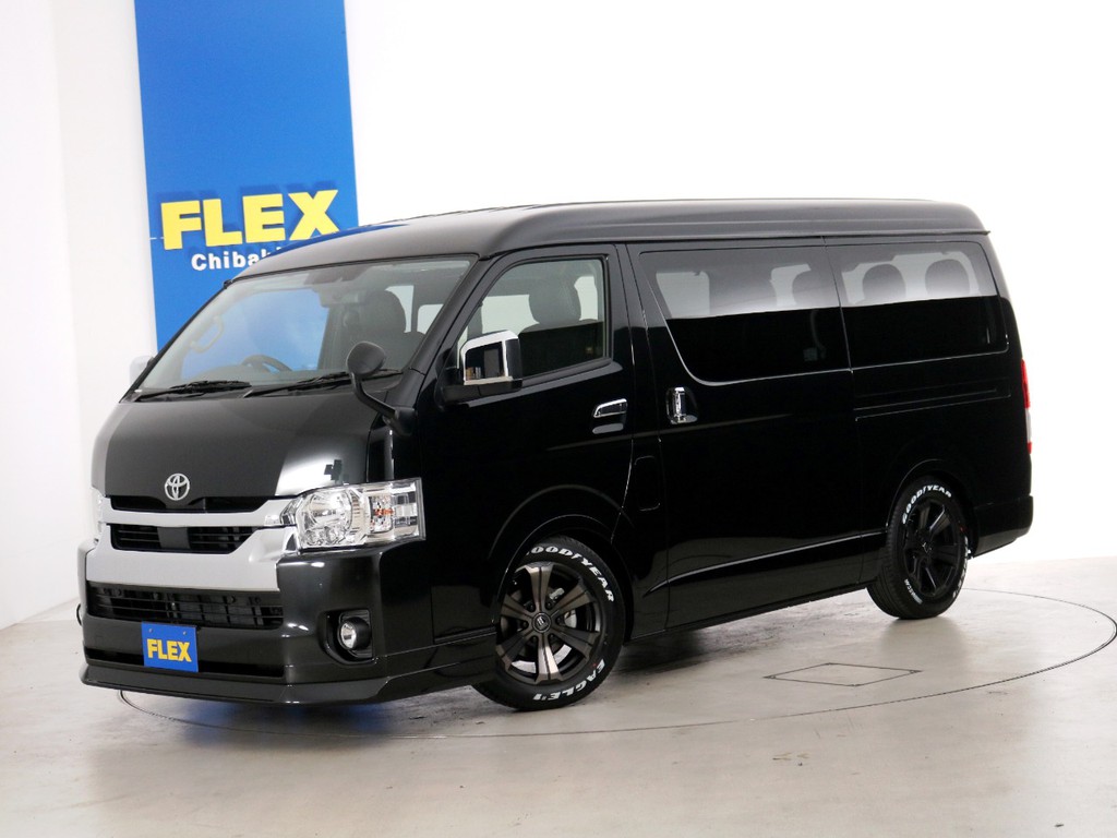 新車未登録　ハイエースワゴンＧＬ　一部改良後　１０人乗り３ナンバー登録　ガソリン２ＷＤ　ＦＬＥＸオリジナル内装アレンジ【アレンジＡ－Ｓ】！