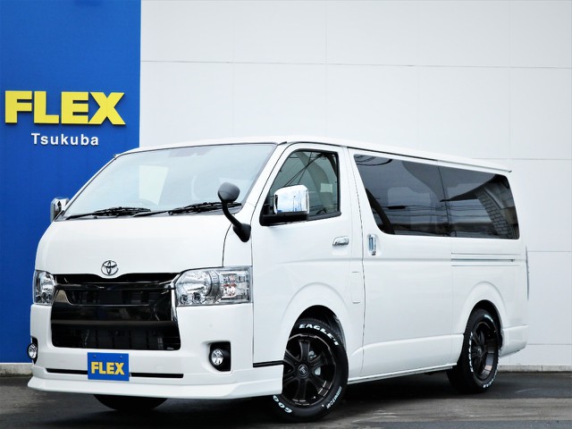 新車ハイエースVスーパーGL5人乗り２WDガソリン車、特別仕様車ダークプライム２が入庫！