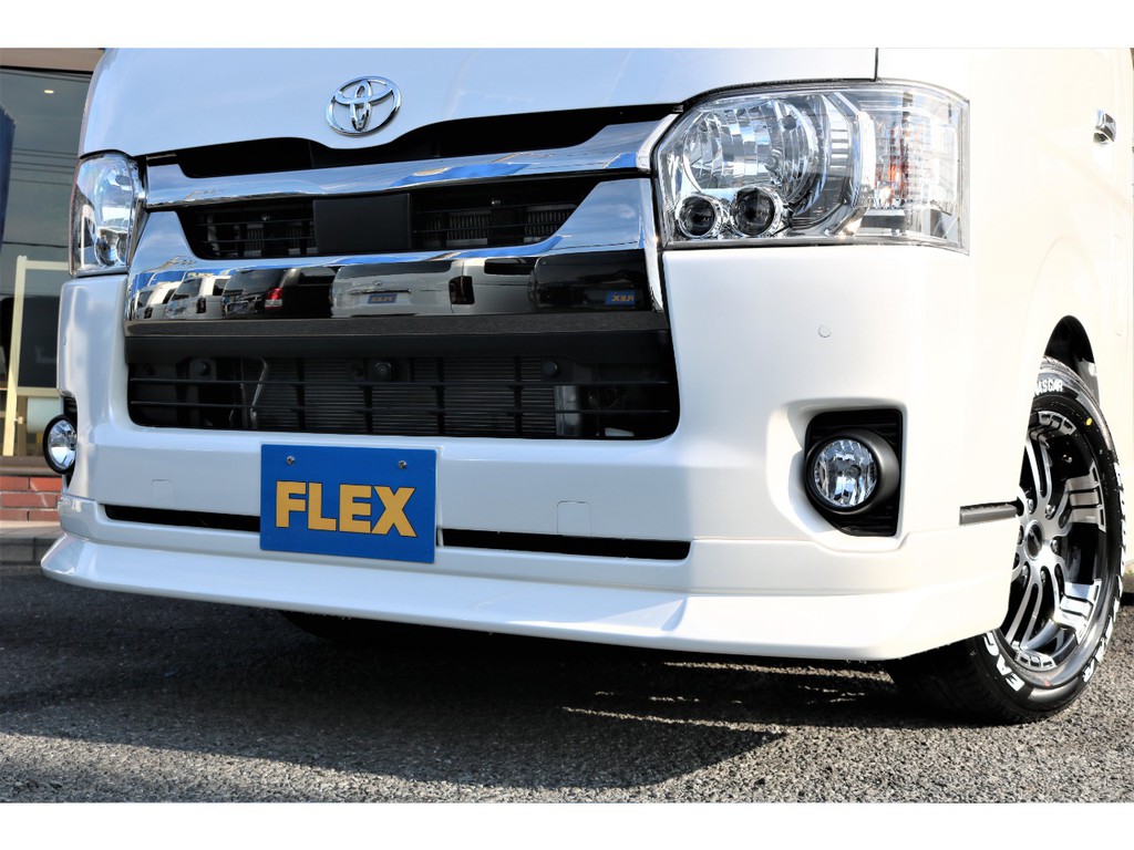 ＦＬＥＸオリジナルフロントスポイラー！キズが付きづらく純正クオリティ☆