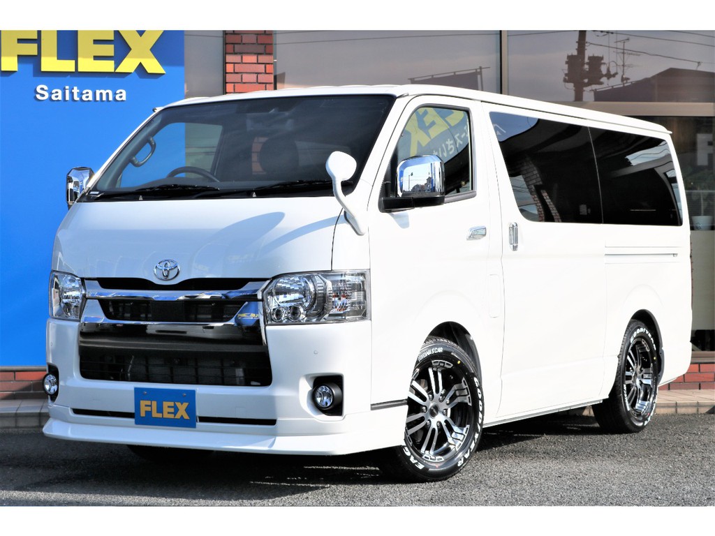 新型ハイエースＳ－ＧＬクリーンディーゼル２ＷＤ！ご好評フロア床張り施工パッケージ完成です☆