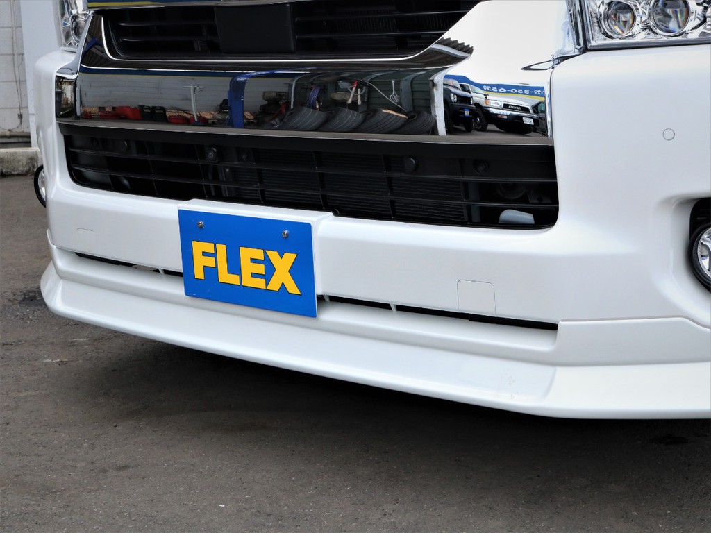 FLEXオリジナルデルフィーノラインフロントスポイラー！