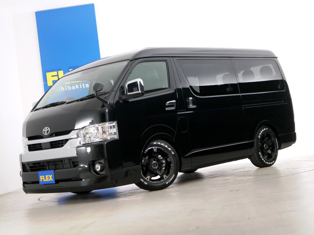 新車未登録　ハイエースワゴンＧＬ　一部改良後　１０人乗り３ナンバー登録　ガソリン２ＷＤ　ＦＬＥＸオリジナル内装アレンジ【Ｖｅｒ１】！