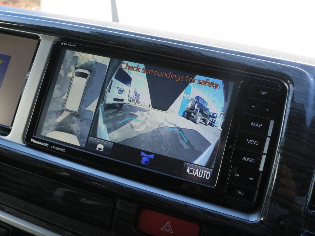 パノラミックビューモニター連動加工施工済み♪